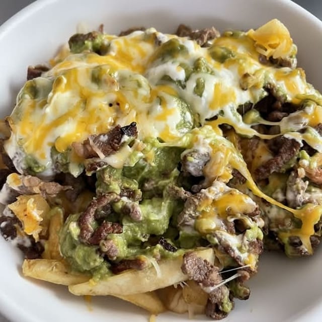 Carne Asada Burrito & French Fries Special.